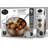 Gotham Steel Copper Cast Textured 5.5 Quart Multipurpose Deep Saute Jumbo Cooker Fry Pan with Glass Lid
