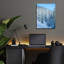 «Snowy Spruce» par Rick Berk, art mural en verre acrylique-92424471