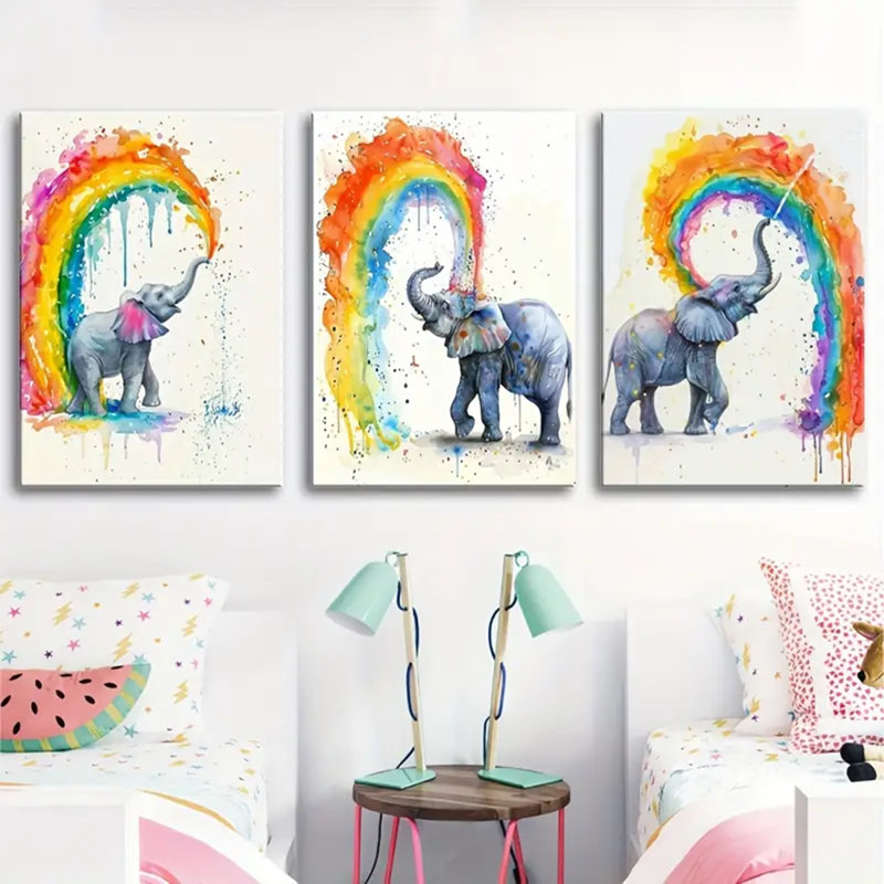 3 Piece Wrapped Canvas Wall Art