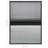 Symple Stuff Plisse Insect Screen For Windows Aluminium 110X160cm With Shade-1810121277-1810121278