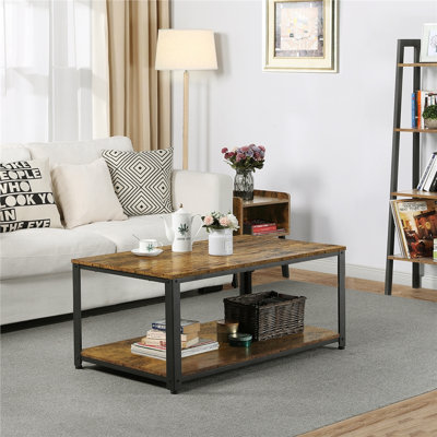 Frame Coffee Table with Storage