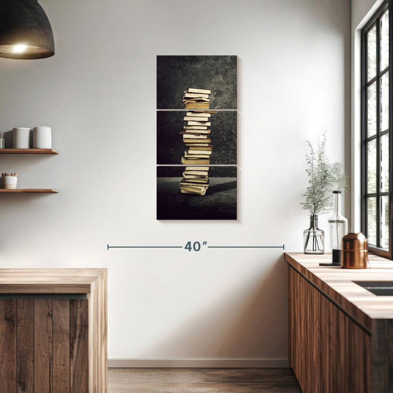 Book Tower, 38" H x 18" W