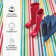 Rainbow Stripe Multi Machine Washable Rug