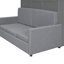 Grand lit escamotable mural avec coussin, grand