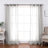 Taumsauk Semi Sheer Curtain Panel Pair-1610679585-1610679595