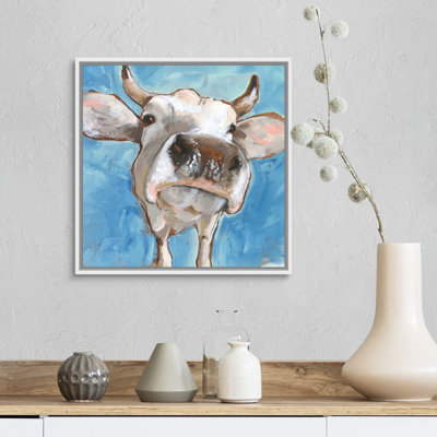 " Cattle Close-Up I " Painting Print