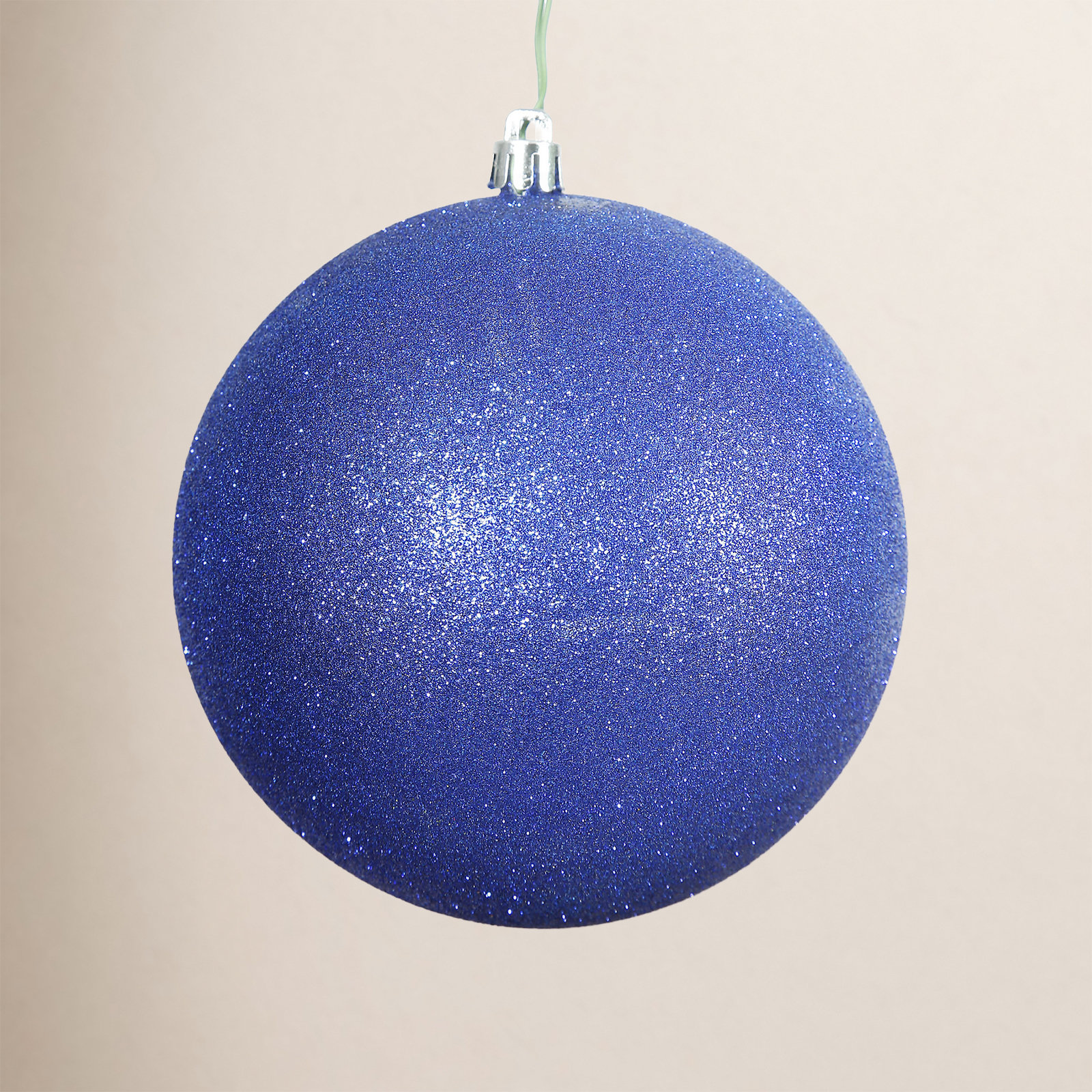 5" Shatterproof Bauble, CobaLight Blue