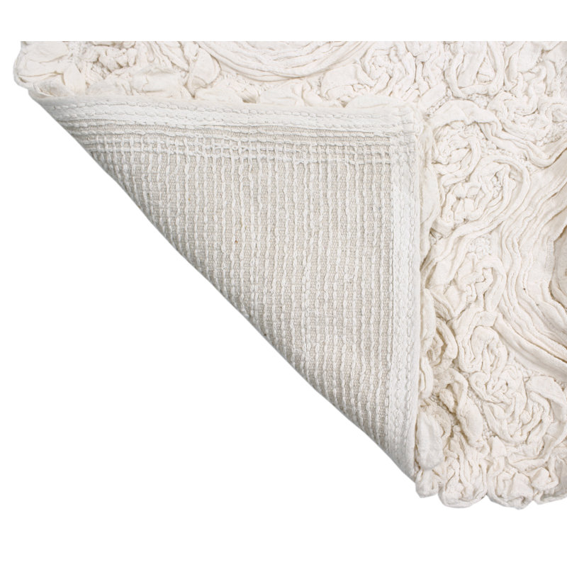 Freida Bath Rug Set, Ivory
