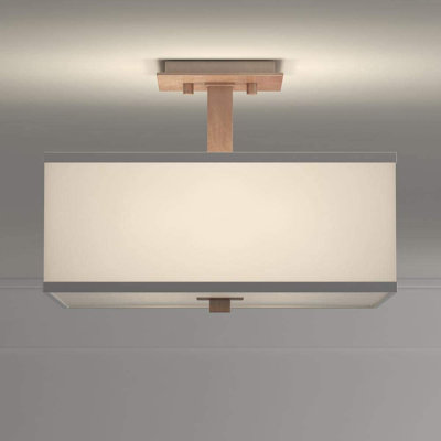 Fabric Semi Flush Mount