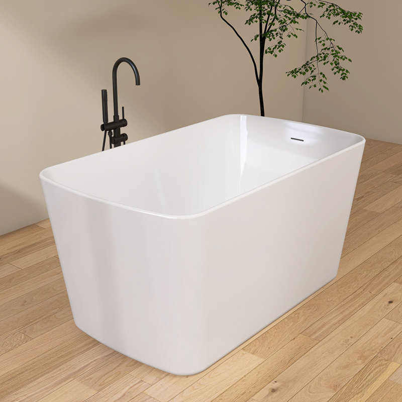 Baignoire autoportante 49 po en acrylique Lucite
