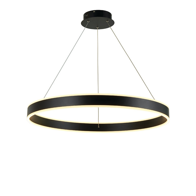  Lustre de salle à manger noir Emeri, Noir