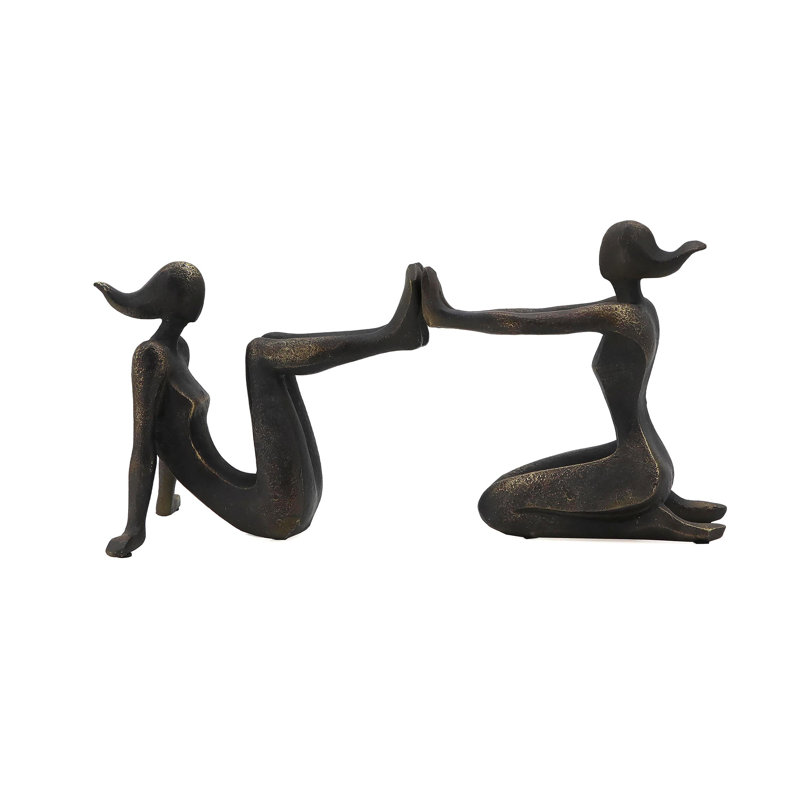 Pushing Women Bookends