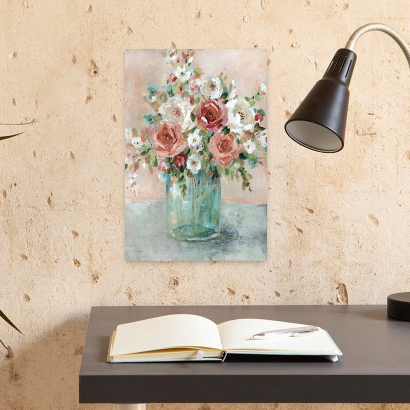 Art mural Peach Blush, H 18 po x l 12 po