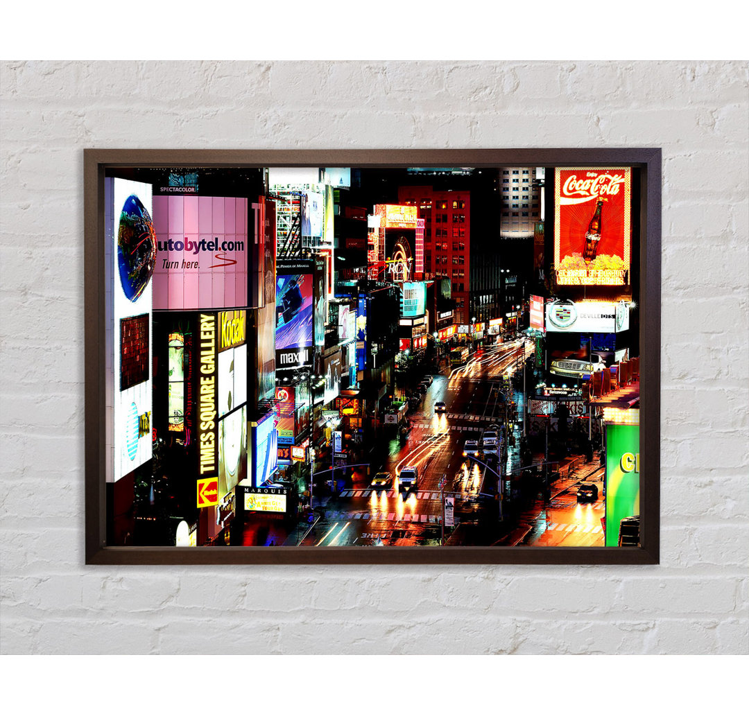 New York City Times Square Lichter - Druck