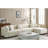 L-Shape Sectional Sofa With Deep Tufted Velvet Upholstered Right Chaise Modular Sofa  Beige