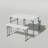 Picnic Table Set With 2 Benches