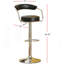 Ensemble de 2 tabourets de bar pivotants de style contemporain-1839852099