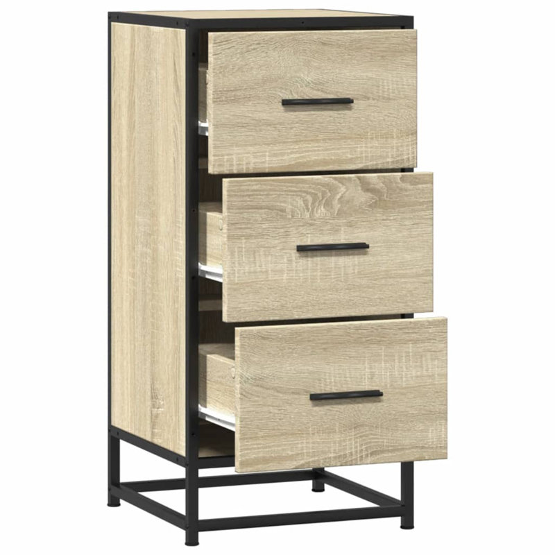 Shebria 35.5cm W Chest of Drawers, Sonoma Oak