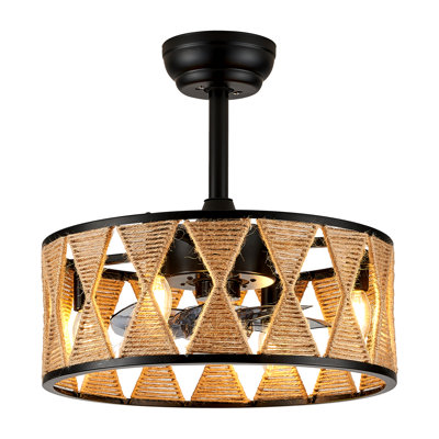 Ashtrid 12'' Ceiling Fan with Light