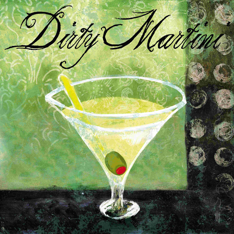 " Dirty Martini ", 30" W x 30" H