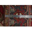 Tapis traditionnel géométrique rouge 7 x 9