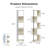 Seldovia 61.5"H Corner Bookcase-861208792