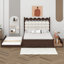 Grand lit plateforme avec tiroirs de rangement et lit gigogne simple TG-110092510