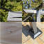 Pergola rétractable en acier de 11,5 pi x 11,5 pi avec auvent de protection contre les rayons UV, parfaite pour les terrasses et les barbecues