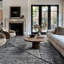 Tapis contemporain délavé à motif géométrique-490218698