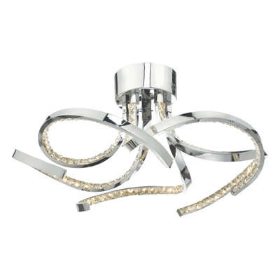 Colin 5-Light LED Semi Flush Mount