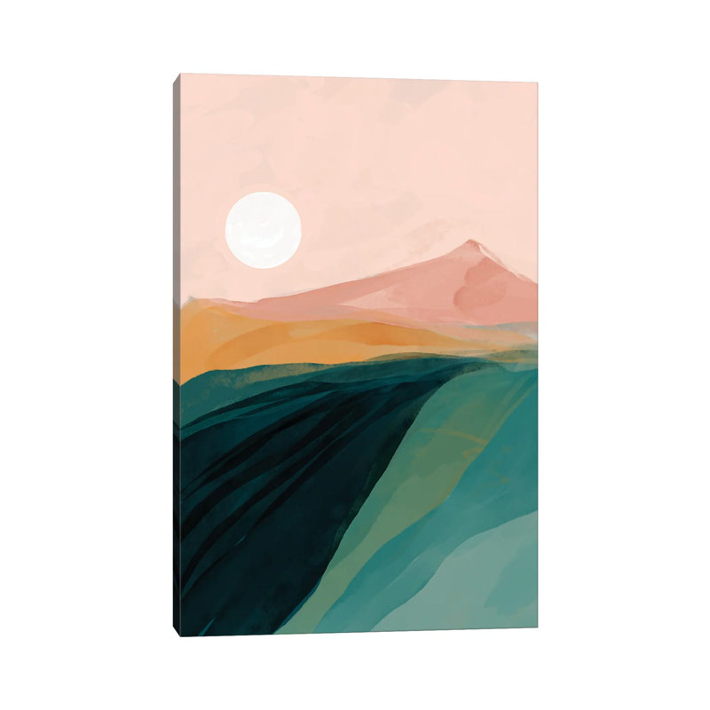 Emerald Canyon - Reproduction d'art sur toile tendue, H 18 po x l 12 po x 1,5 po