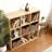 Handwoven Wicker Storage Basket With Handles, Foldable Organization Bin For Shelves, Pantry, Kitchen And Bathroom