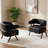 26.5" Wide Upholstered Modern Barrel Accent Chair-2065068683