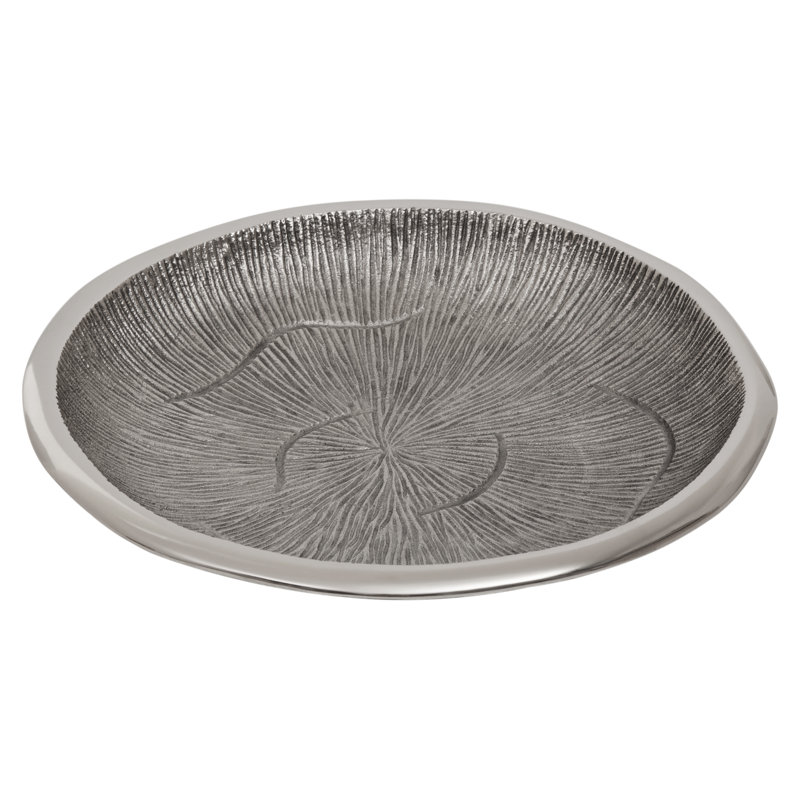 Brodersen Metal Decorative Bowl 1, 5cm H x 32cm W x 32cm D