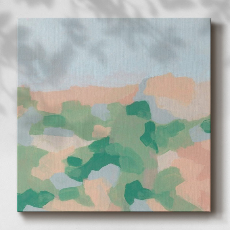 Toile tendue I-Gallery Dappled Valley, H 40 po x l 40 po x P 1,5 po