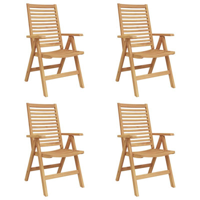 Solid Wood Armchair Folding Chair Set