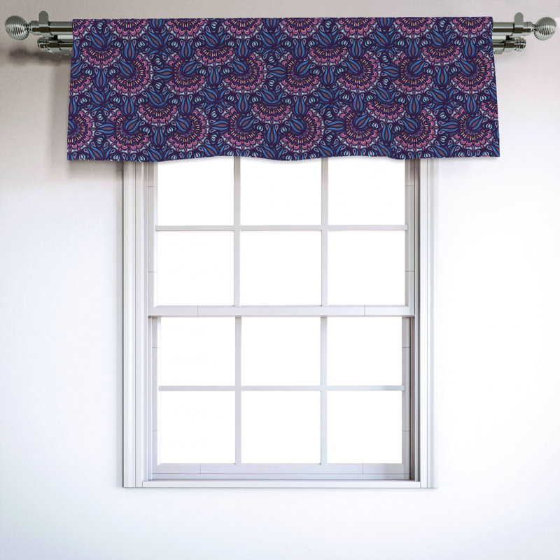 Sateen Ruffled Window Valance