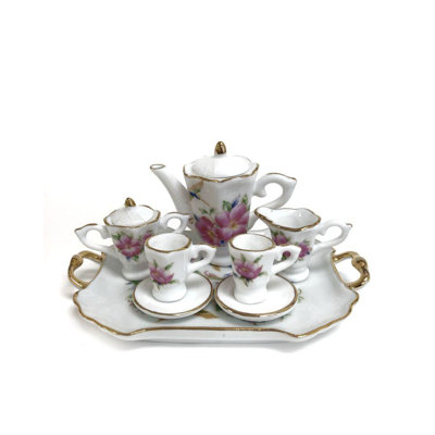 August Grove® Eby 18oz. Floral Teapot