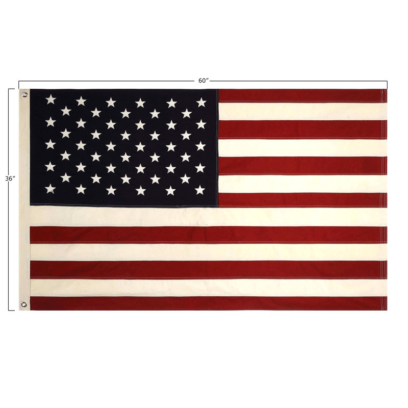 Grange Double Sided 36'' H x 60'' W Polyester House Flag