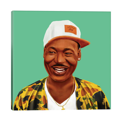 Martin Luther King by Amit Shimoni - Print on Canvas