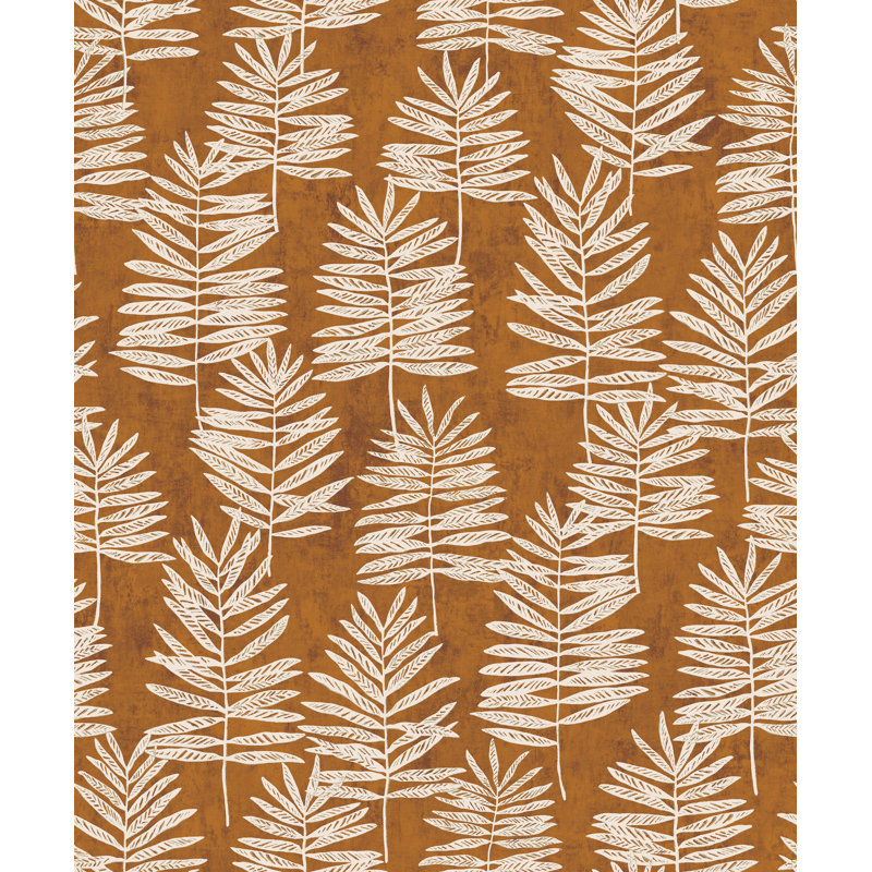 Rouleau de papier peint Zen Collection, Brun / orange