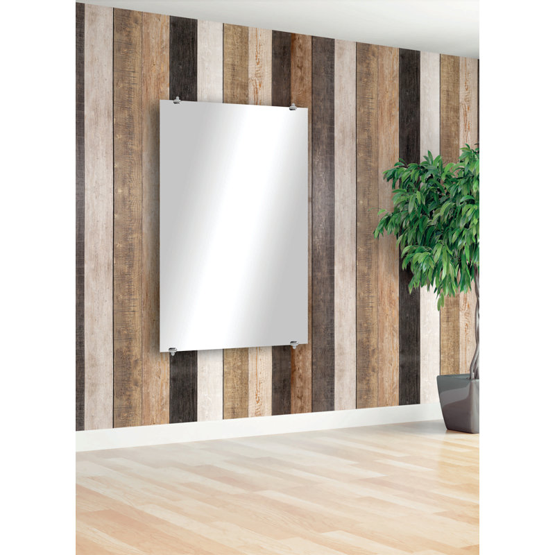 Zarrea Flat Wall Mirror, 33.5" x 56"