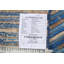Tapis oriental bleu Kwame Kashkoli Kwame noué à la main 3 x 4