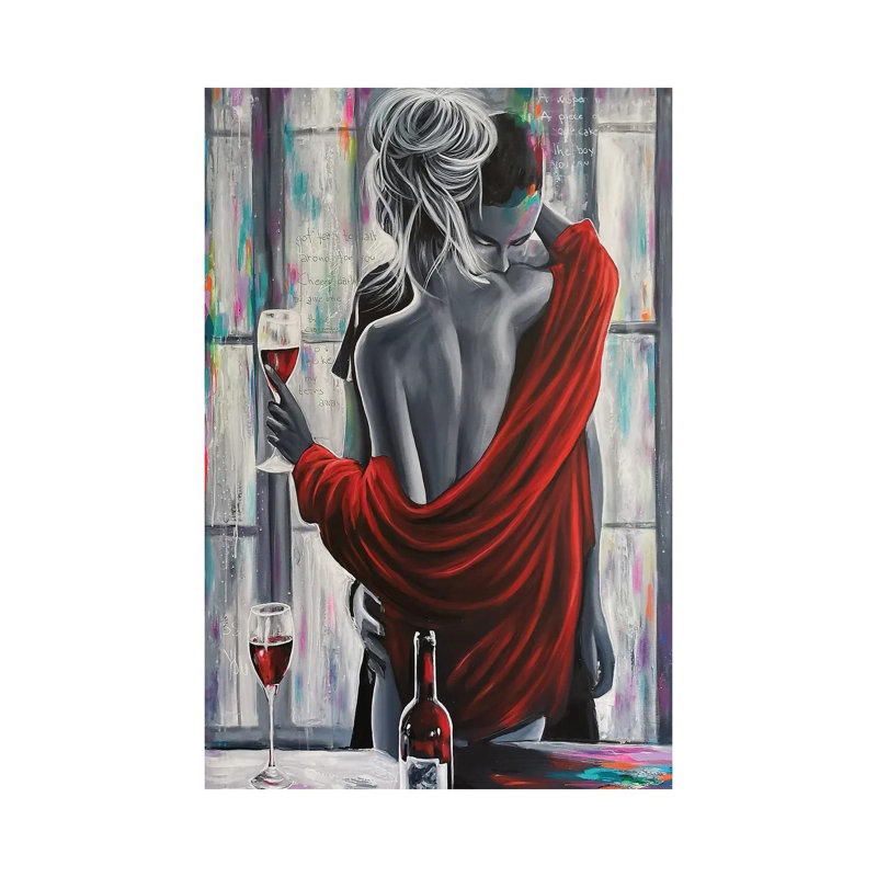 Vin - Giclée sur toile tendue avec châssis, H 18 po x l 12 po
