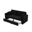 68'' Chenille Sofa With Multi-Functional Armrests-1241039260