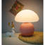 Cette lampe de table champignon enchanteresse allie fonctionnalité et design fantaisiste. La douce finition crème rose et la forme de champignon organique créent une charmante esthétique rétro qui s'harmonise avec les décors modernes, scandinaves ou