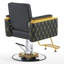Height-adjustable living room armchair