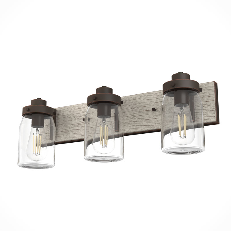 Devon 3 - Light Dimmable Vanity Light, Onyx Bengal