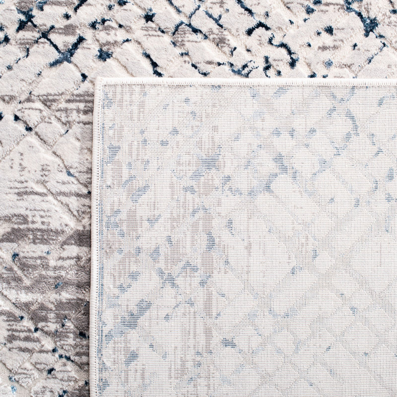 Clayton Performance Abstract Rug, Square 6'7"