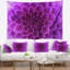 Tapisserie florale pétales de fleurs mauve clair-28488124